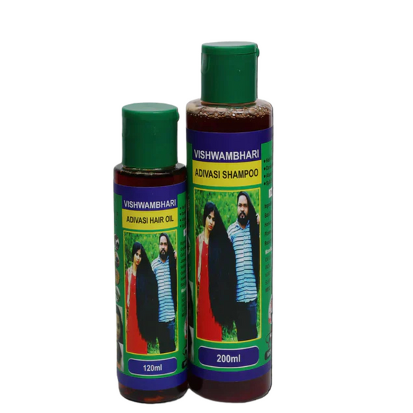 Original Adivasi Hair Oil & Shampoo for Men & Women